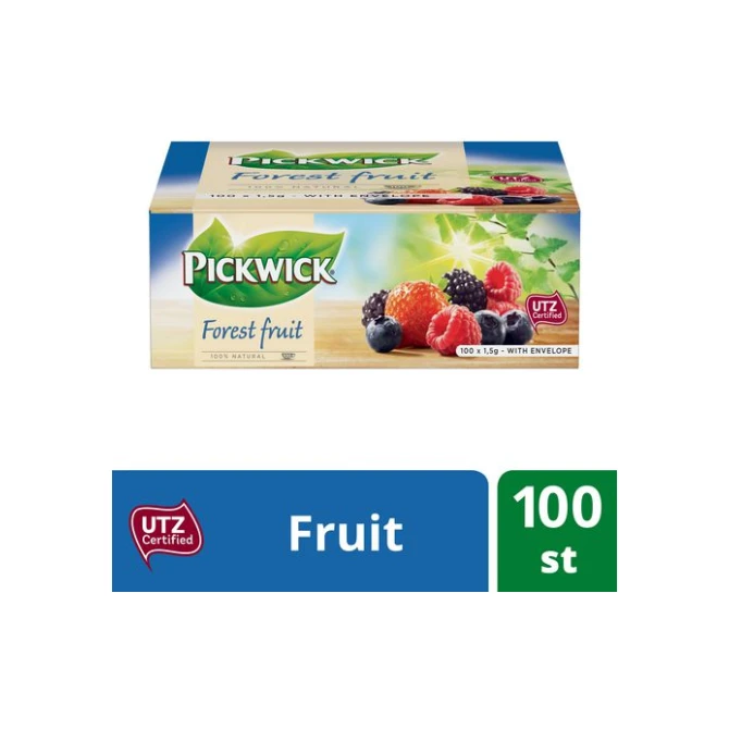 PICKWICK Forest Fruit Theezakjes 150 g (pak 100 stuks) PICKWICK Forest Fruit Theezakjes 150 g (pak 100 stuks)