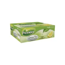 PICKWICK Kruidenthee grootverpakking Groene thee original lemon (pak 100 stuks)