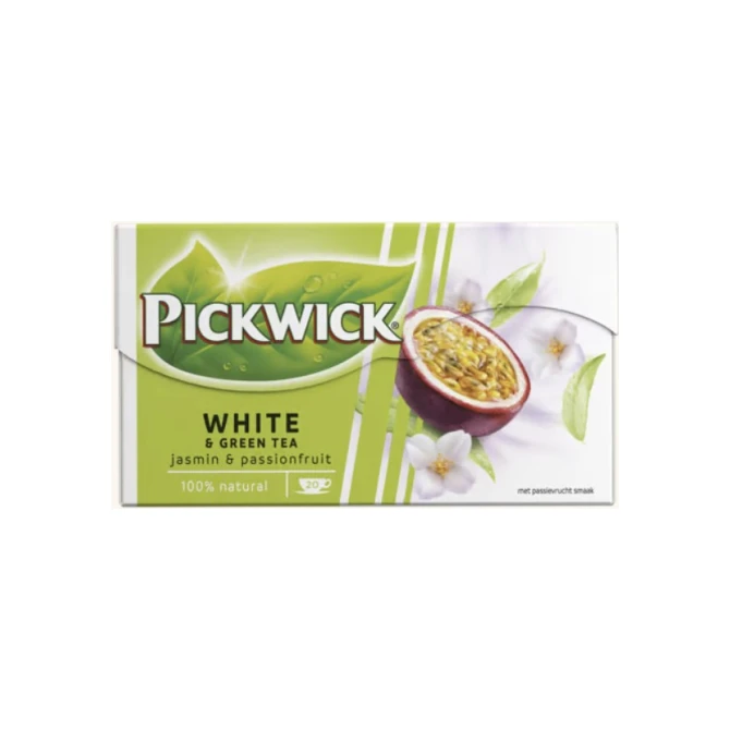 PICKWICK Professional White & Green Thee Jasmin & Passionfruit (pak 3x25 stuks)