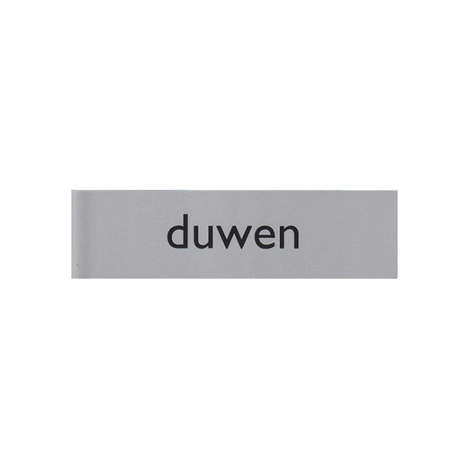 posta Pictogram bordje 16.5x4.5cm duwen