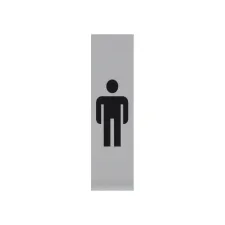 posta Pictogram bordje 16.5x4.5cm heer