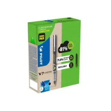 Pilot Begreen Hi-Tecpoint V7 Vloeibare Inktroller 07 mm Zwart (pak 10 stuks) Pilot Begreen Hi-Tecpoint V7 Vloeibare Inktroller 07 mm Zwart (pak 10 stuks)