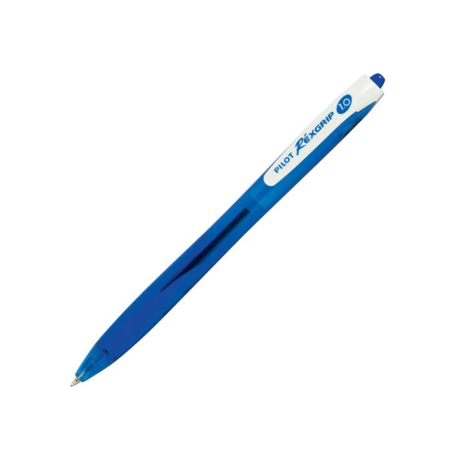 Pilot Begreen Rexgrip Balpen Medium Punt 1 mm Blauw (pak 10 stuks)