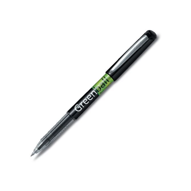 Pilot Begreen Rolschrijver Greenball 04 mm zwart (pak 10 stuks)