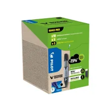 Whiteboardmarker GP V-Board zwart/10+10