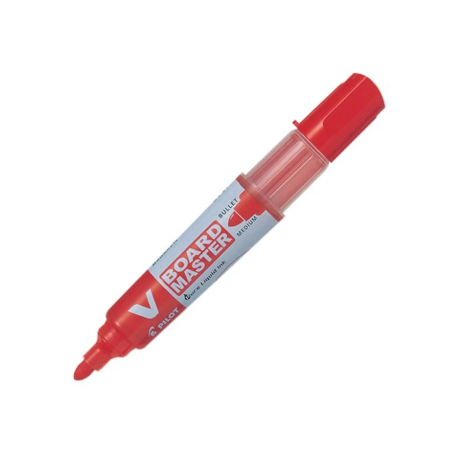 Pilot Begreen V-Board Master Whiteboardmarker Ronde Punt 6 mm Rood (doos 10 stuks)