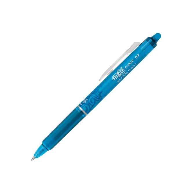 Pilot FriXion Clicker Uitwisbare Rolschrijver 07 mm Lichtblauw (pak 12 stuks) Pilot FriXion Clicker Uitwisbare Rolschrijver 07 mm Lichtblauw (pak 12 stuks)