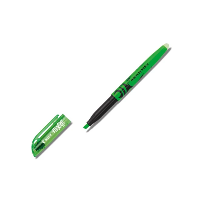 Pilot FriXion Light Uitwisbare Markeerstift met Gum Beitelvormige Punt 1 - 38 mm Groen (doos 12 stuks)