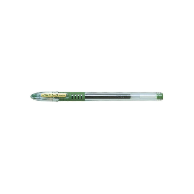 Pilot G-1 Grip Gel Ink Roller Navulbaar Medium 07 mm Groen (pak 12 stuks)