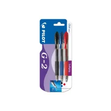 Pilot G-2 gelpen 07 mm zwart blauw rood (pak 3 stuks) Pilot G-2 gelpen 07 mm zwart blauw rood (pak 3 stuks)