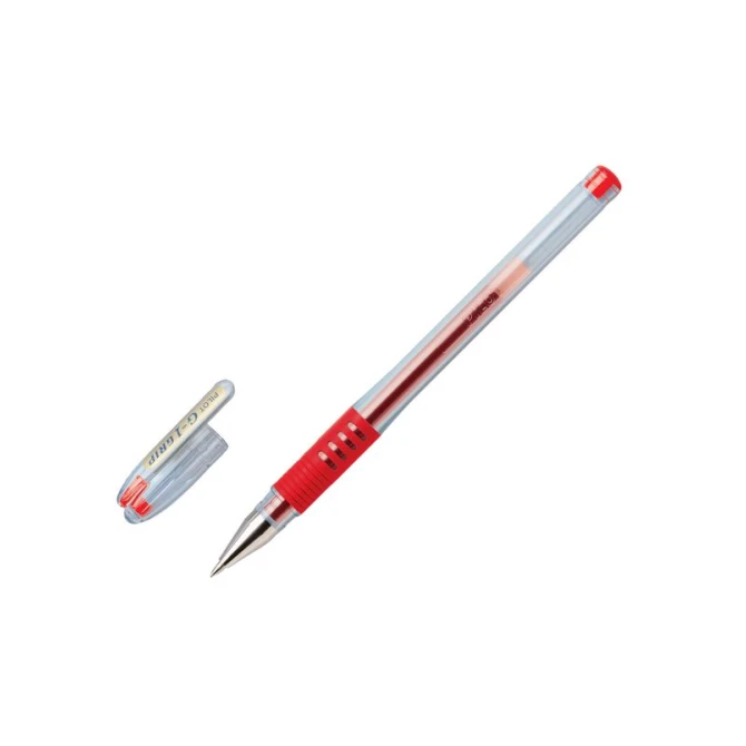 Pilot Gelpen G1-7 Grip 04 mm rood (pak 12 stuks)