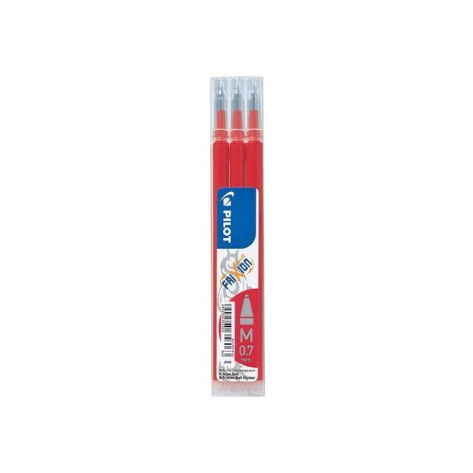 Pilot Gelpen navulling medium punt 07 mm rood (pak 3 stuks) Pilot Gelpen navulling medium punt 07 mm rood (pak 3 stuks)