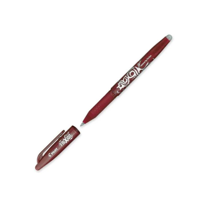 Pilot Rolschrijver FriXion uitwisbaar 04 mm rood (doos 12 stuks)