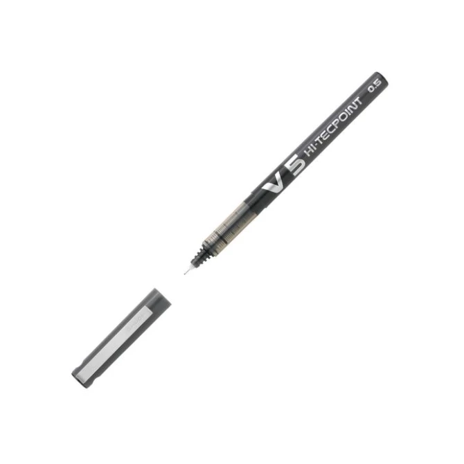 Pilot Rolschrijver Hi-Tecpoint V5 03 mm zwart (pak 12 stuks) Pilot Rolschrijver Hi-Tecpoint V5 03 mm zwart (pak 12 stuks)