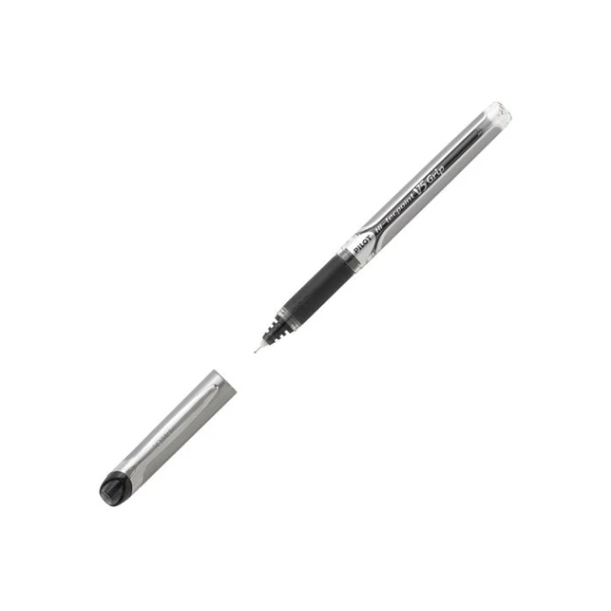 Pilot Rolschrijver Hi-Tecpoint V5 Grip 03 mm zwart (pak 12 stuks)