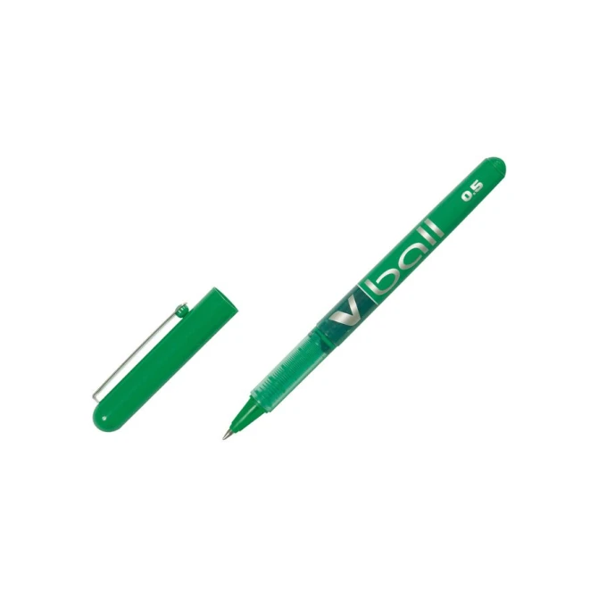 Pilot Rolschrijver V-ball 05 03 mm groen (pak 12 stuks) Pilot Rolschrijver V-ball 05 03 mm groen (pak 12 stuks)