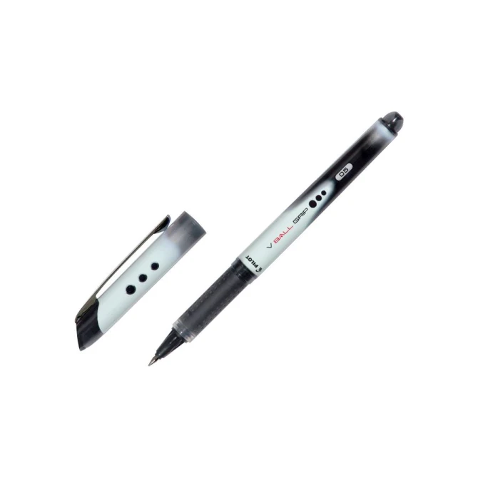 Pilot V-Ball Grip 05 Rolschrijver 03 mm Zwart (pak 12 stuks) Pilot V-Ball Grip 05 Rolschrijver 03 mm Zwart (pak 12 stuks)