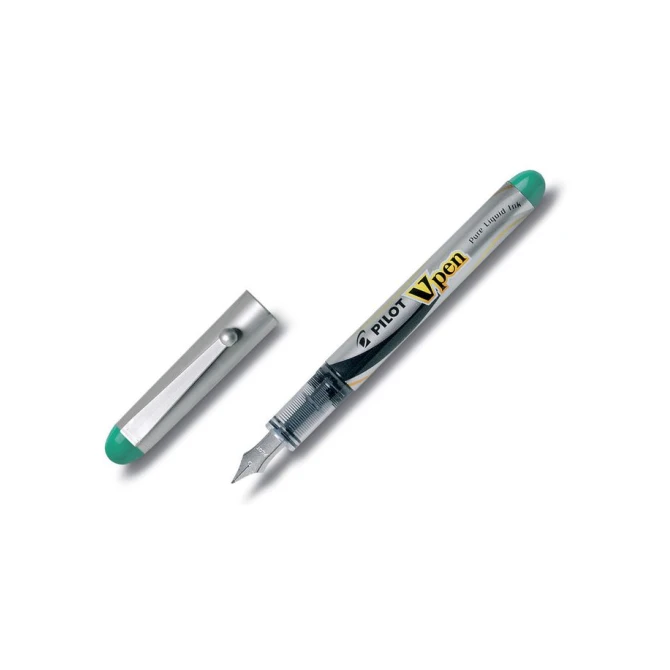 Pilot Vpen-vulpen met middelgrote punt groen (pak 12 stuks) Pilot Vpen-vulpen met middelgrote punt groen (pak 12 stuks)