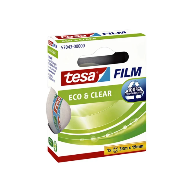 Plakband TESA eco & clear 19 mm x 33 m