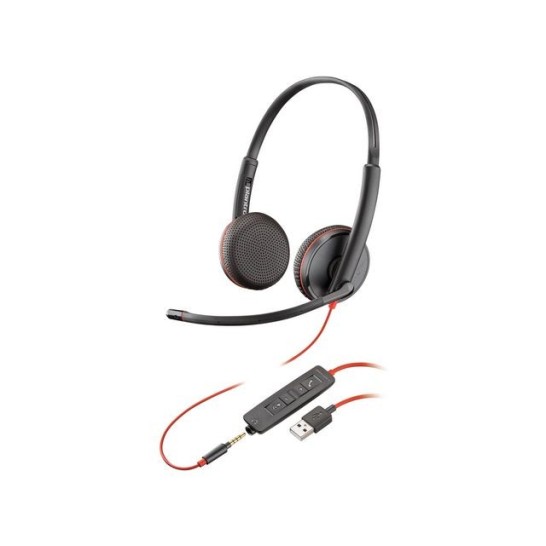 Plantronics Blackwire C3220 On-Ear Headset USB