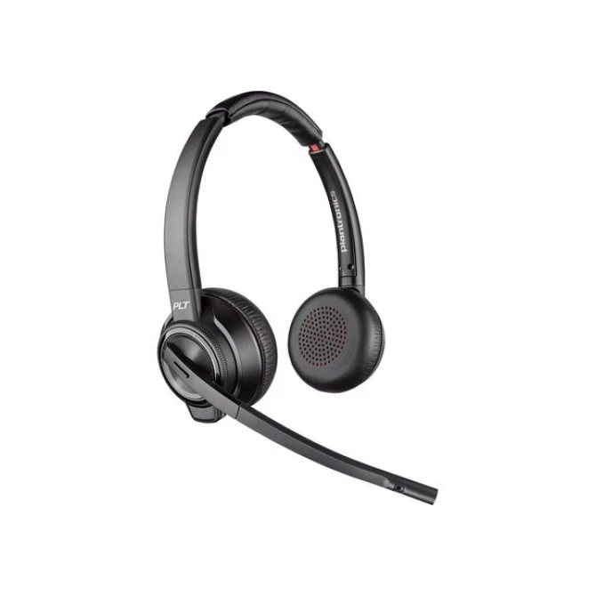 POLY Savi 8220 On-Ear Headset. DECT 6.0. Bluetooth