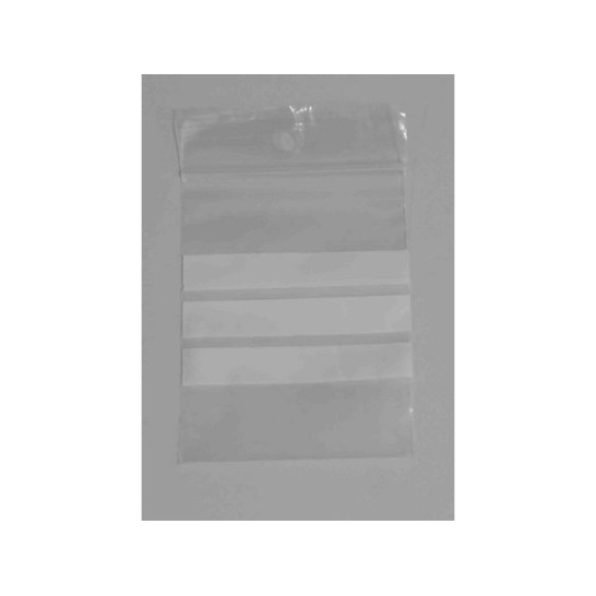 Plastic Zak Beschrijfbaar Druksluiting 50 µm 160 x 230 mm Polyethyleen transparant (pak 1000 stuks)