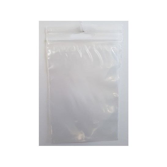 Plastic Zak Druksluiting 50 µm 100 x 150 mm Polyethyleen transparant (pak 1000 stuks)