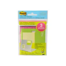 Post-it Dispenser Z-Notes 3 Laptop dispensers en 3 blokken Z-Notes 76 x 76 mm Geel Post-it Dispenser Z-Notes 3 Laptop dispensers en 3 blokken Z-Notes 76 x 76 mm Geel