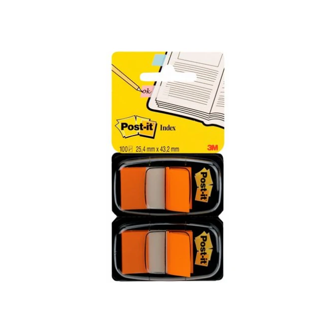 Post-it Index Standaard Duopack 254 x 432 mm oranje (pak 2 blokken) Post-it Index Standaard Duopack 254 x 432 mm oranje (pak 2 blokken)