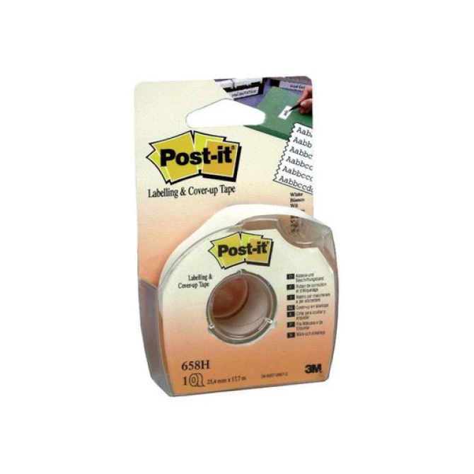 Post-it Label- en Correctieroller 254 mm x 177 m Wit