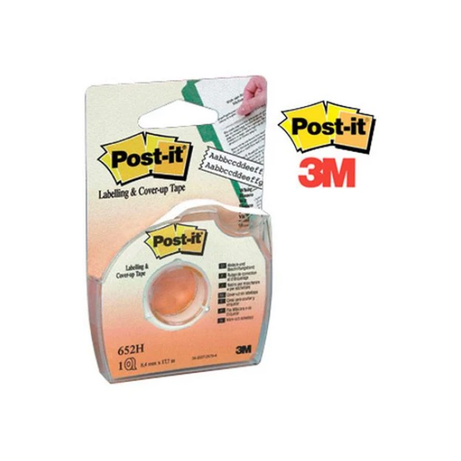 Post-it Label- en Correctieroller 842 mm x 177 m Wit