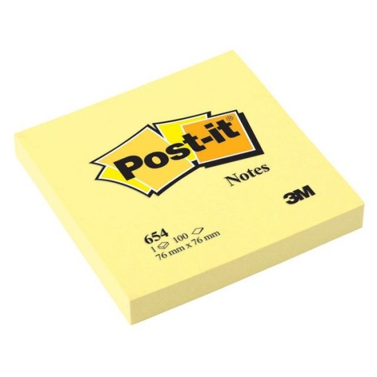 Post-it Notes Canary Yellow 76 x 76 mm (pak 12 stuks)