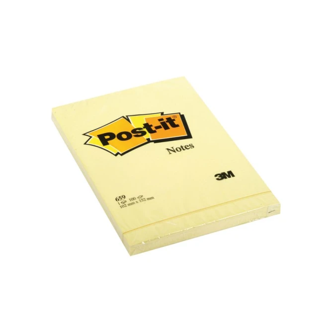 Post-it Notes Canary Yellow™ XXL 102 x 152 mm Geel (pak 6 x 100 vel) Post-it Notes Canary Yellow™ XXL 102 x 152 mm Geel (pak 6 x 100 vel)