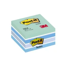 Post-it Notes Kubus 76 x 76 mm Pastelblauw (blok 450 vel)