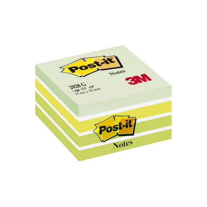 Post-it Notes Kubus 76 x 76 mm Pastelgroen (blok 450 vel)