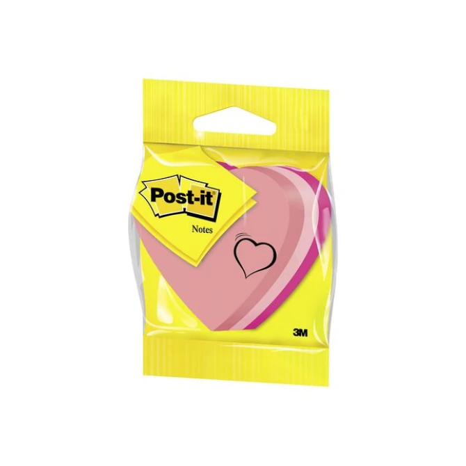 Post-it Notes Kubus Hart 70 x 70 mm Roze tinten (blok 225 vel)