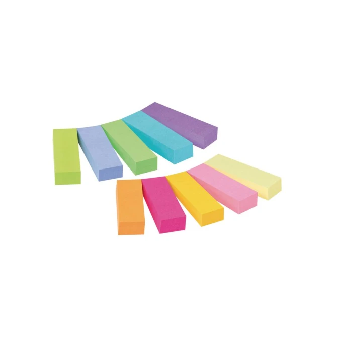 Post-it Notes Markeerstroken 10 kleuren 127 x 444 mm (pak 10 stuks)