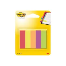 Post-it Notes Markeerstroken 5 kleuren 127 x 444 mm (pak 5 blokken)