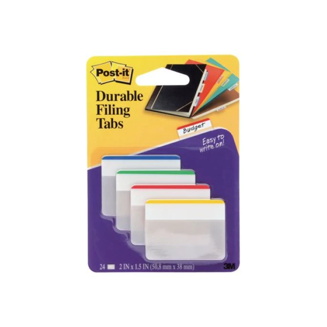 POST-IT Index Tabs Strong ordner / 24 stuks POST-IT Index Tabs Strong ordner / 24 stuks