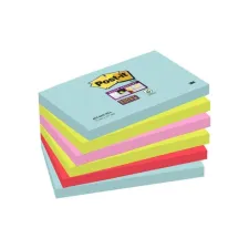 Post-it Super Sticky Notes Miami kleuren 76 x 127 mm (pak 6 stuks)