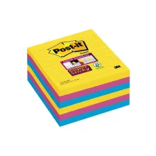 Post-it Super Sticky Notes Rio kleuren XL Gelinieerd 101 x 101 mm (pak 6 stuks)