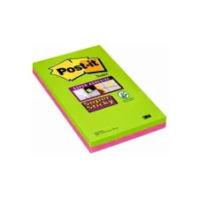Post-it Super Sticky Notes XXXL Gelinieerd 125 x 200 mm Assorti (pak 4 blokken)