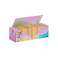 Post-it® Super Sticky Z-Notes Voordeelpak 76 x 76 mm assorti (pak 24 stuks)