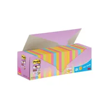 Post-it® Super Sticky Z-Notes Voordeelpak 76 x 76 mm assorti (pak 24 stuks)