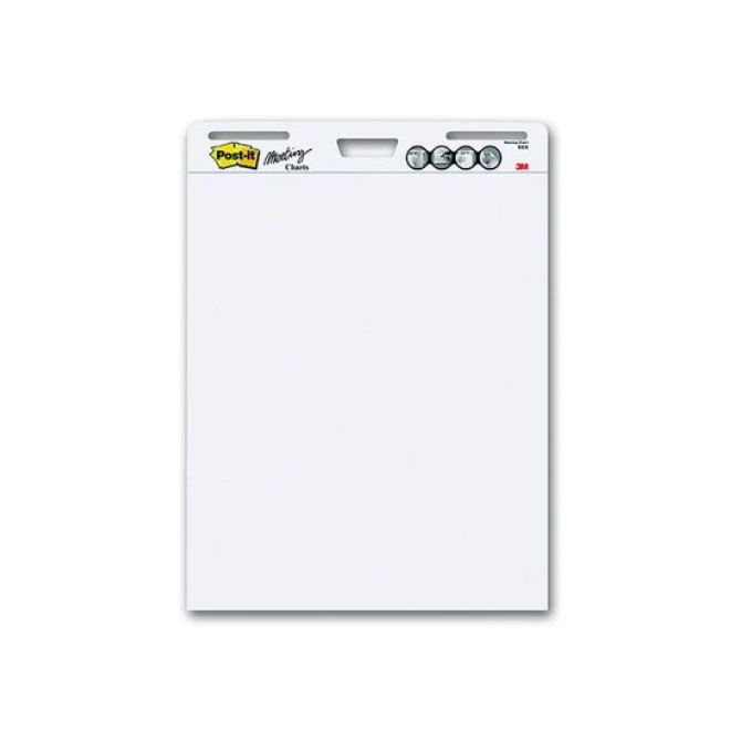 Post-it Super Sticky Zelfklevende Flipchart 635 x 775 mm Wit (pak 2 x 30 vel)