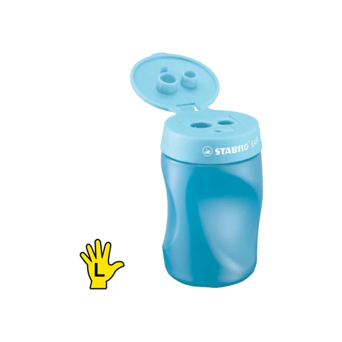 Potloodslijper Stabilo easy blauw links