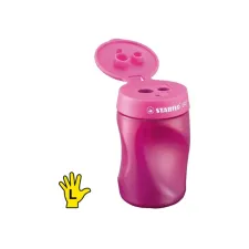 Potloodslijper Stabilo easy roze links