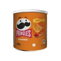 Chips Pringles Paprika 40 gram (pak 12 stuks) Chips Pringles Paprika 40 gram (pak 12 stuks)