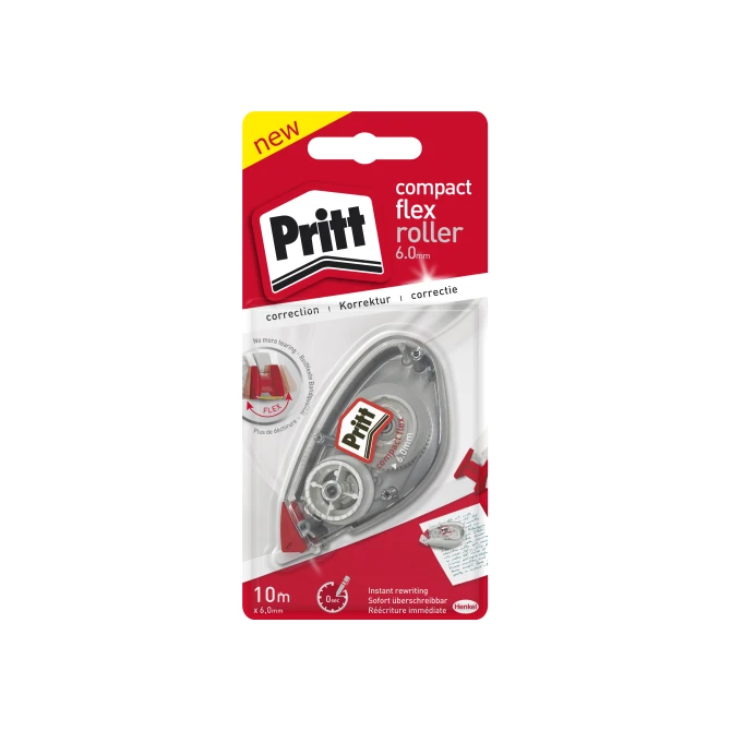 PRITT Compacte Flex Correctieroller 42 mm x 10 m PRITT Compacte Flex Correctieroller 42 mm x 10 m