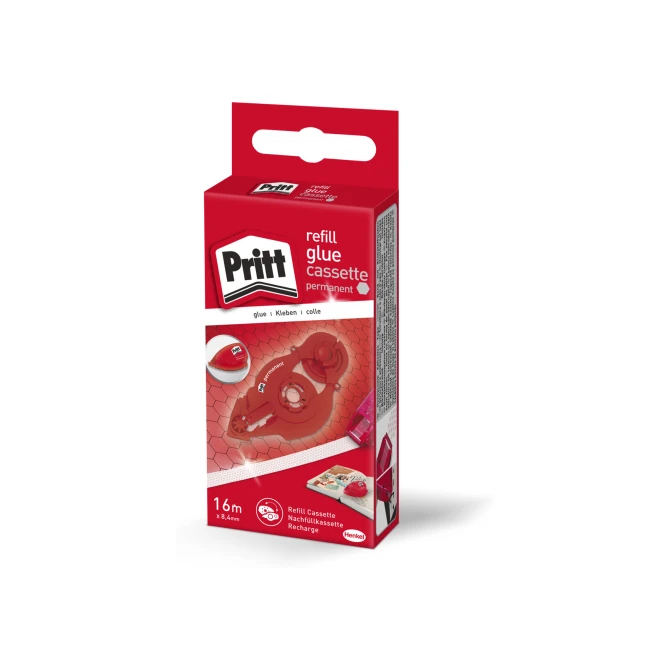 PRITT Navulcassette voor navulbare PRITT permanente-lijmroller 84 mm x 16 m (ophanging) PRITT Navulcassette voor navulbare PRITT permanente-lijmroller 84 mm x 16 m (ophanging)